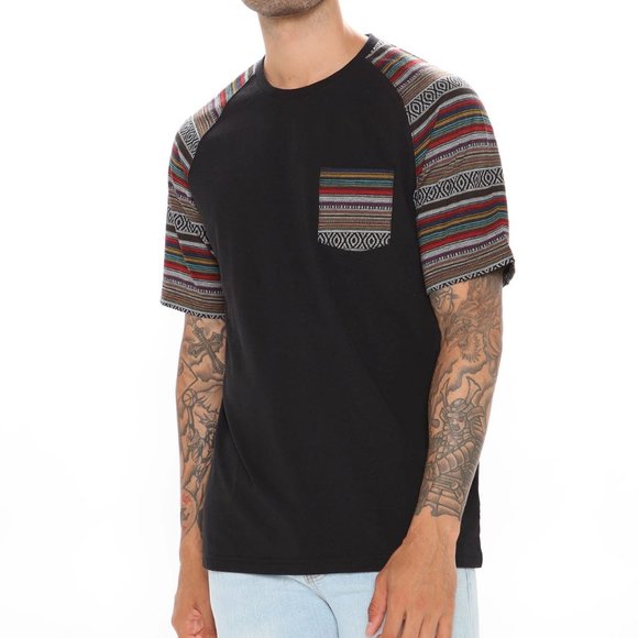 Fashion Nova Men's The Main Event Short Sleeve Tee - Picture 2 of 3